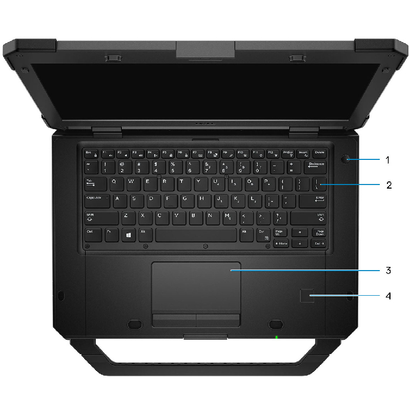 Dell Lattitude 5420 Rugged Top View