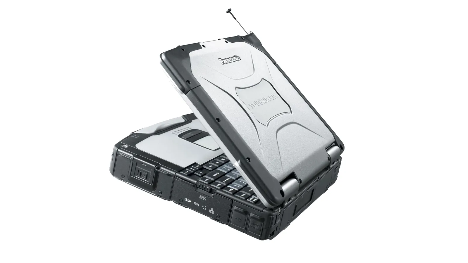 Panasonic Toughbook CF-29 half open, angled view